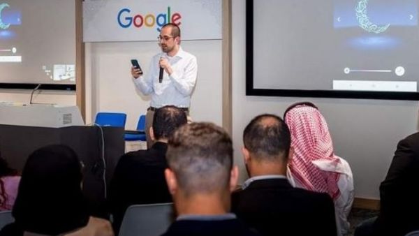 Najeeb Jarrar during the Press event at Google's Dubai offices on Sunday. (Khaleej Times)