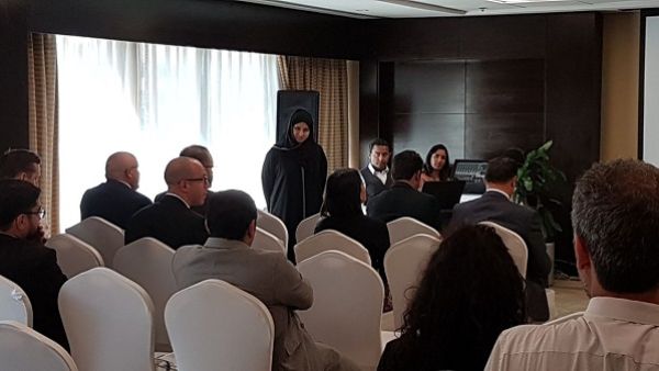 Habiba Al Marashi, Co-founder and Treasurer Emirates GBC at the MENA Green Building Awards showcase. Habiba Al Marashi, Co-founder and Treasurer Emirates GBC at the MENA Green Building Awards showcase.