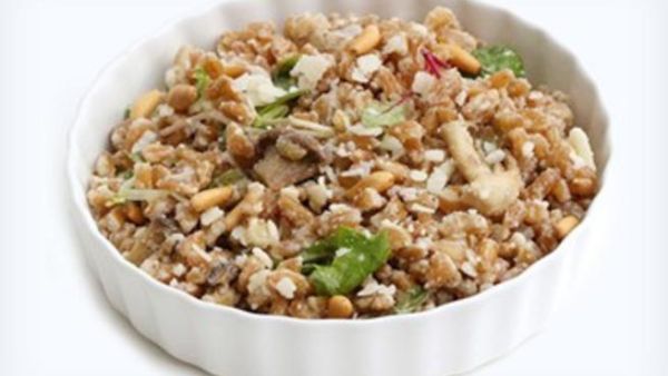 سلطة فطر بالبرغل
