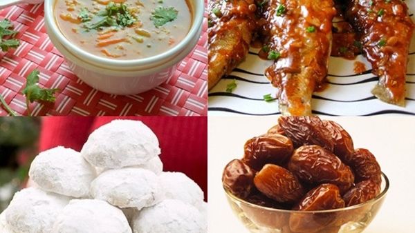 شوربة الشوفان بالخضار، والسمك الحار والحلو، وكحك العيد المصري