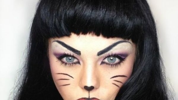 ماكياج القطط للهالوين