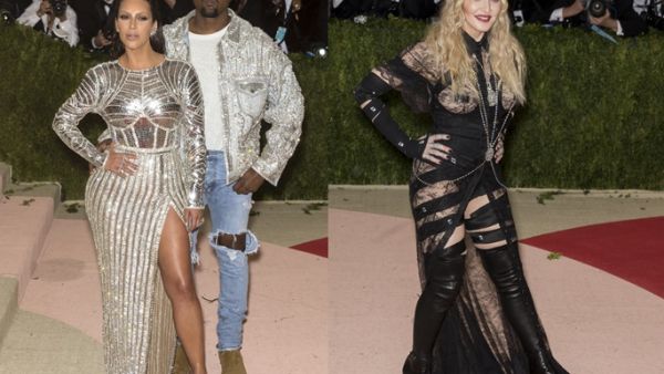 مادونا - كانيه ويست وكيم كارداشيان