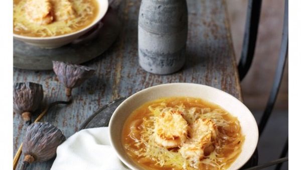 شوربة البصل الفرنسية 