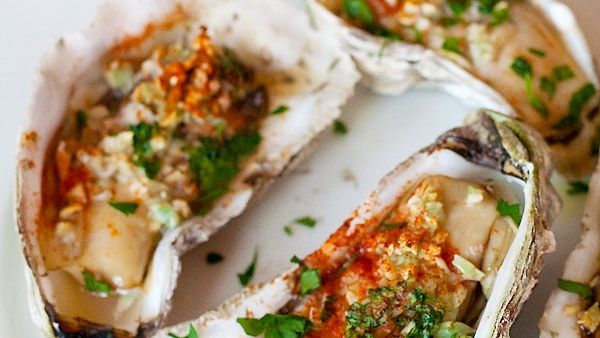 المحار المشوي