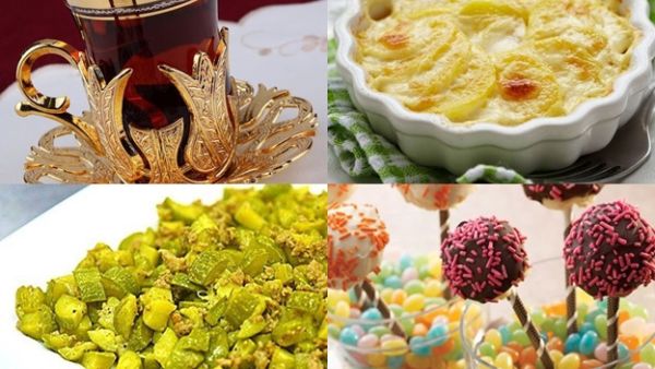 مفركة الكوسا وصينية البطاطا بالبشاميل وكرات تشيز كيك الشوكولاتة