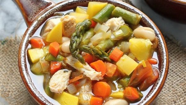 شوربة الخضار السريعة