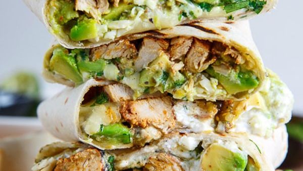 بوريتو الافوكادو والدجاج