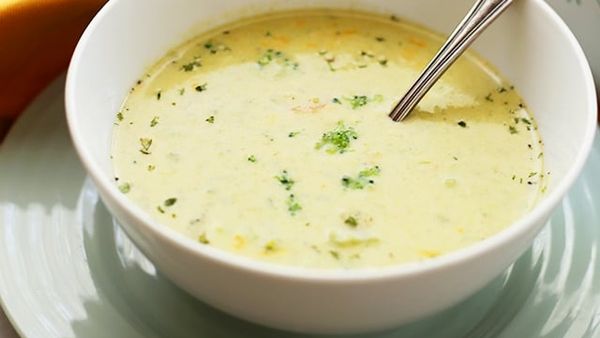 شوربة الجبن والبروكلي