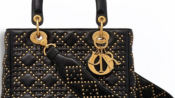 Supple Lady Dior Studded Tote Bag