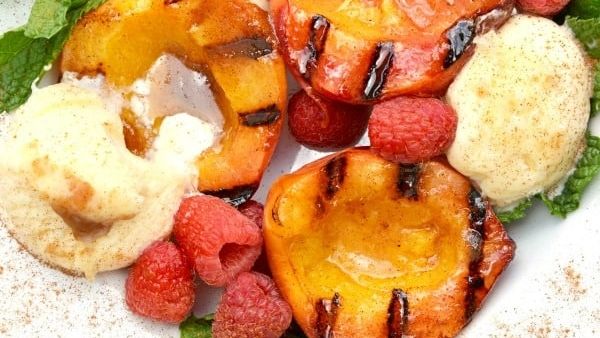 حلوى الدراق المشوية