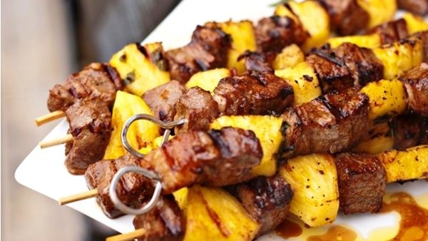 كباب بالأناناس