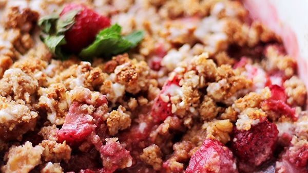 فطيرة الفراولة السريعة