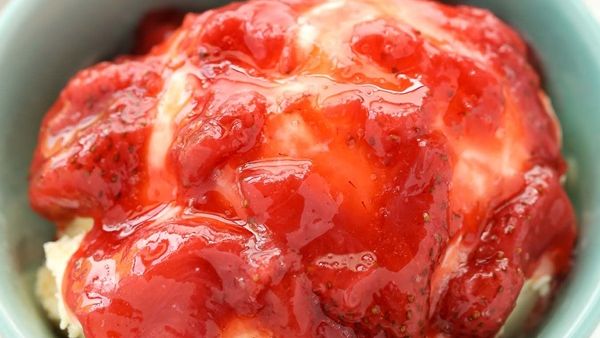 صلصة الفراولة الشهية 