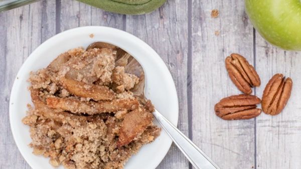 رقائق التفاح الهشة