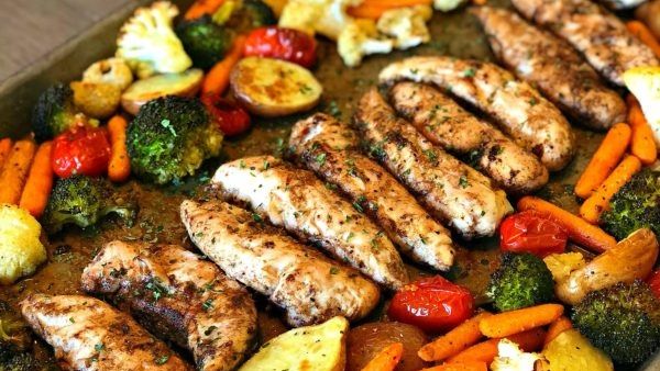 وصفة قطع الدجاج بخل البلسمك