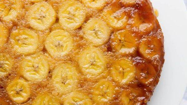 كعكة الموز المقلوبة 