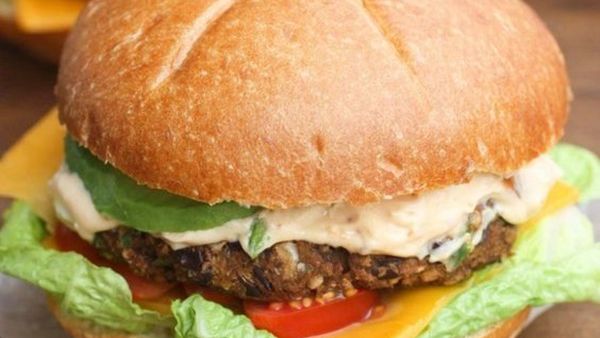 هامبرغر الفاصوليا السوداء