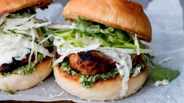 ساندويتشات الدجاج والجبنة 