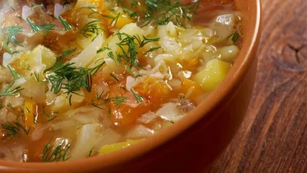 شوربة  الملفوف الصحية