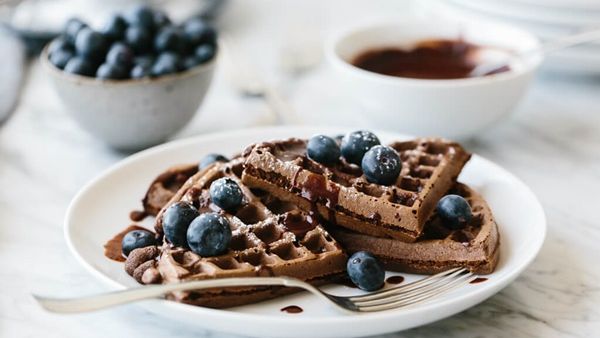 وافل الشوكولاتة السريعة