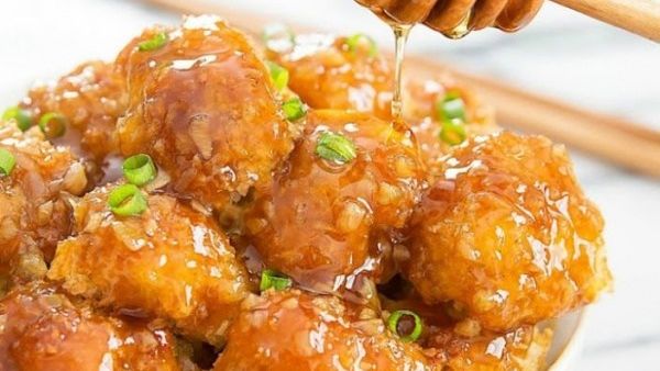 كرات القرنبيط بالعسل والثوم