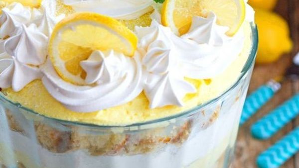 حلوى الترايفل بالليمون