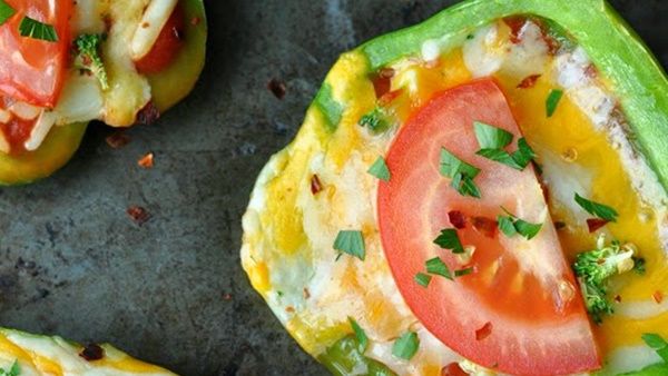 بيتزا الفلفل الحلو