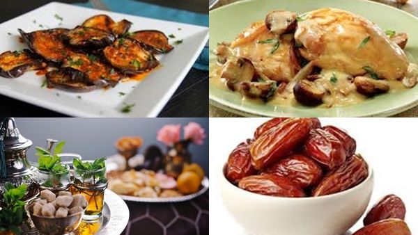 مطبخ رمضان: باذنجان مقلي مع الشرمولة، دجاج بالصلصة البيضاء، شاي مغربي