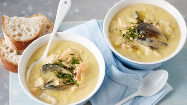 شوربة ثمار البحر