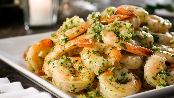 الروبيان المشوي 