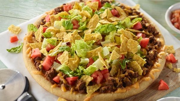 بيتزا التاكو المكسيكية الشهية 
