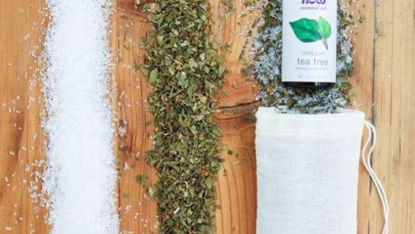 أكياس النعناع والملح للاسترخاء