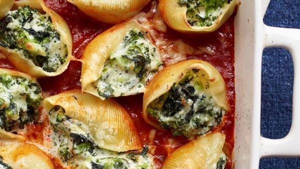 وصفات الكريسماس: أصداف المعكرونة المحشوة