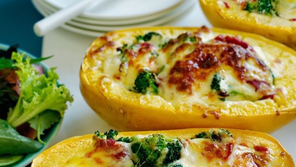 قرع محشي بحشوة اللازانيا