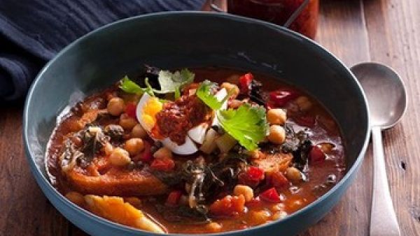 شوربة الفطور التونسية بالخضر