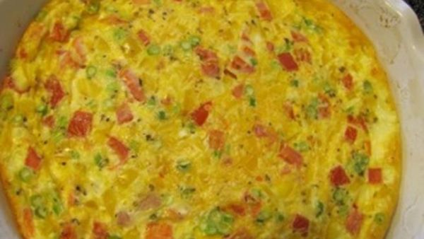 أطباق صحية: فيرتاتا الجبن والخضار