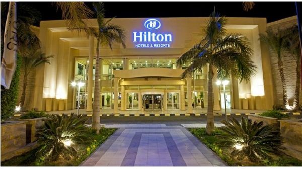 Hilton Hurghada Resort outside hotel