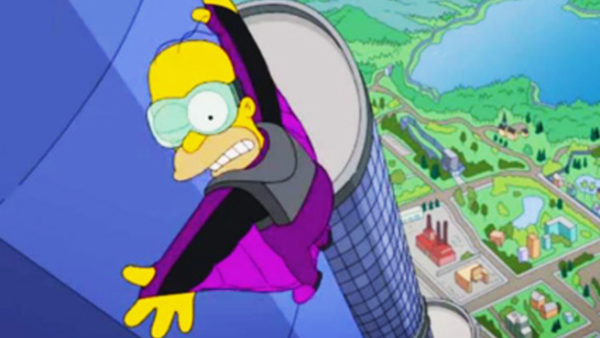 Homer Simpson scales the Burj Khalifa in a new episode of the iconic cartoon "The Simpsons". (Photo courtesy: The Simpsons)