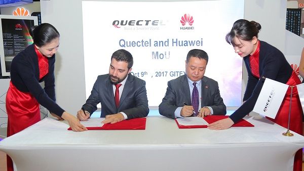 Huawei and Quectel sign IoT Agreement. Huawei and Quectel sign IoT Agreement.