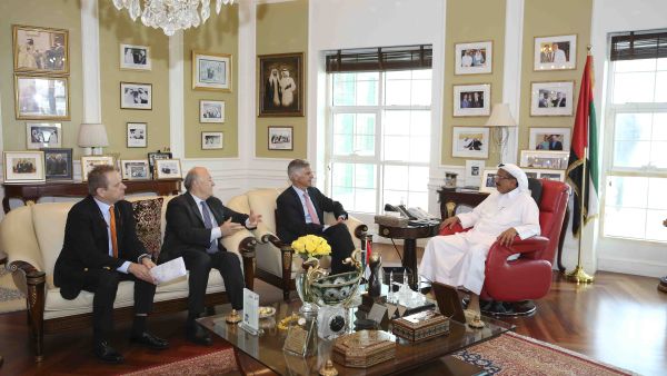 Khalaf Ahmad Al Habtoor welcomed a delegation from Hilton Worldwide led by the President & CEO, Christopher J Nassetta. 