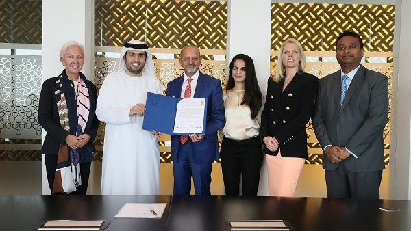 During the signing ceremony.