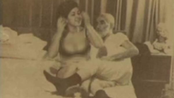 Revealing pictures from the 1970's show Sheik Shojooni with a number of unnamed prostitues. (Twitter( 