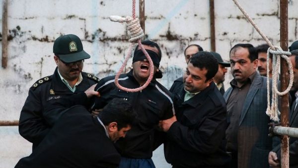 An illustrative photo of an execution in Iran. (AFP/File)