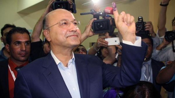 Parliament elects Kurdish politician Barham Salih president of Iraq. (AFP/File)