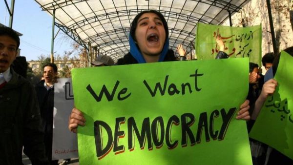 The posters call the Iran's Islamic Criminal Code to punish "immoral acts" in public. (AFP/ File Photo)