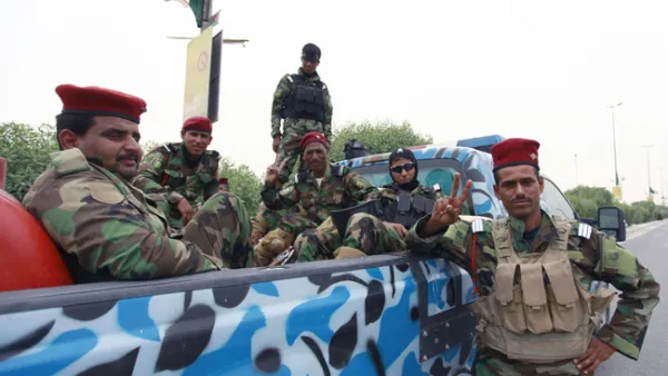 القوات العراقية تندفع لتحرير احياء الكرامة والسماح في الموصل
