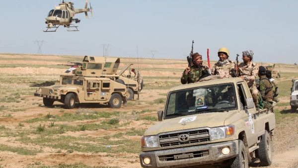 The Iraqi army in the Anbar province, where Rutbah sits (AFP/Ahmad Al-Rubaye)