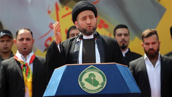 Ammar al-Hakim (C), the leader of the Islamic Supreme Council of Iraq (ISCI) political party. (AFP/ File)