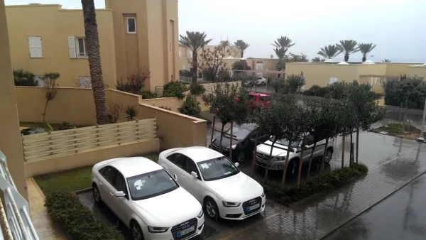 قرية النخيل بمنطقة جنزور، غرب العاصمة الليبية طرابلس