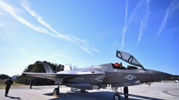 Israeli Commander said his country was the first to use F-35 Adir jet in two operations in the Middle East although he says the jet has flown all over the region (AFP/ File Photo)